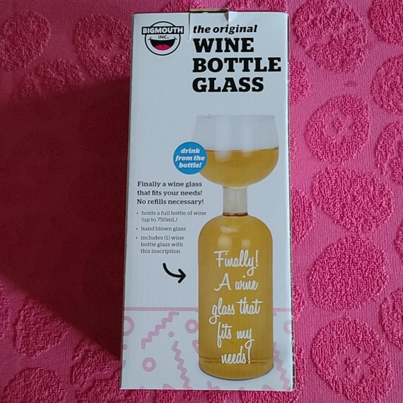 Wine Bottle Glass - Picture 3 of 3